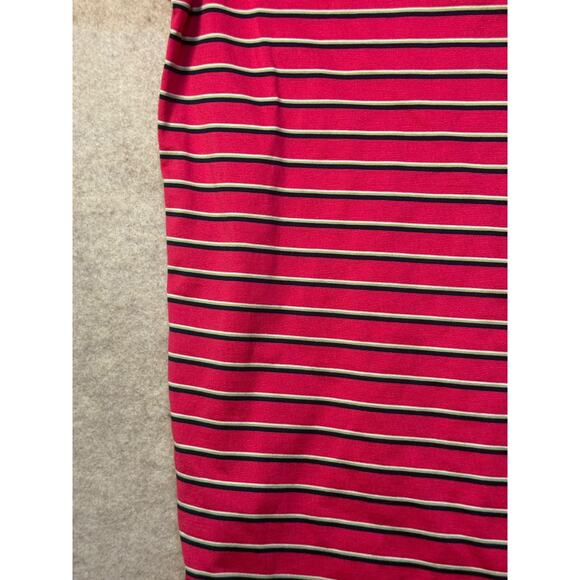 St Andrews Scotland Golf Course Pink Striped Mens Polo Medium - Picture 8 of 8